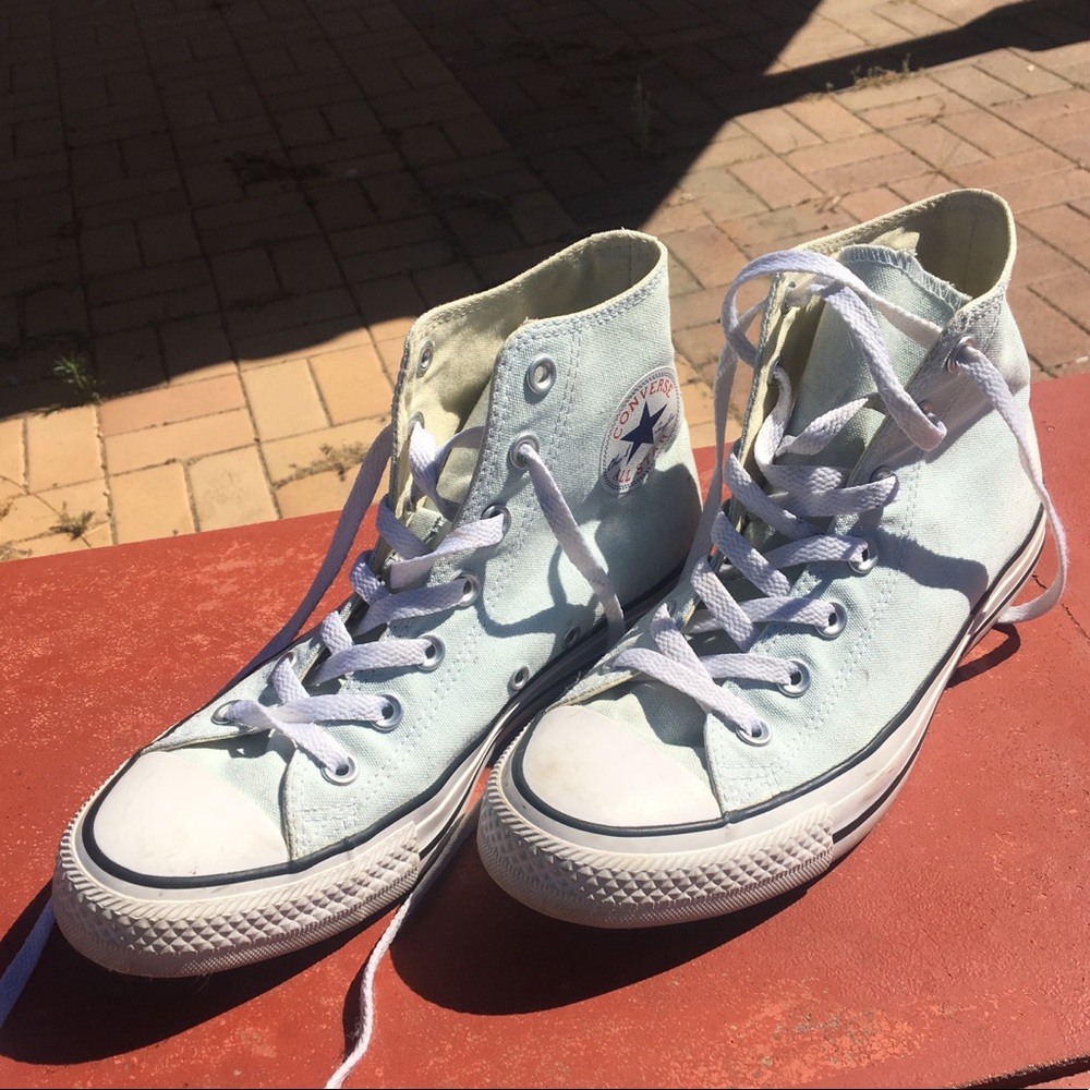 Blue High Top Converse All Star Chuck Taylor Shoes